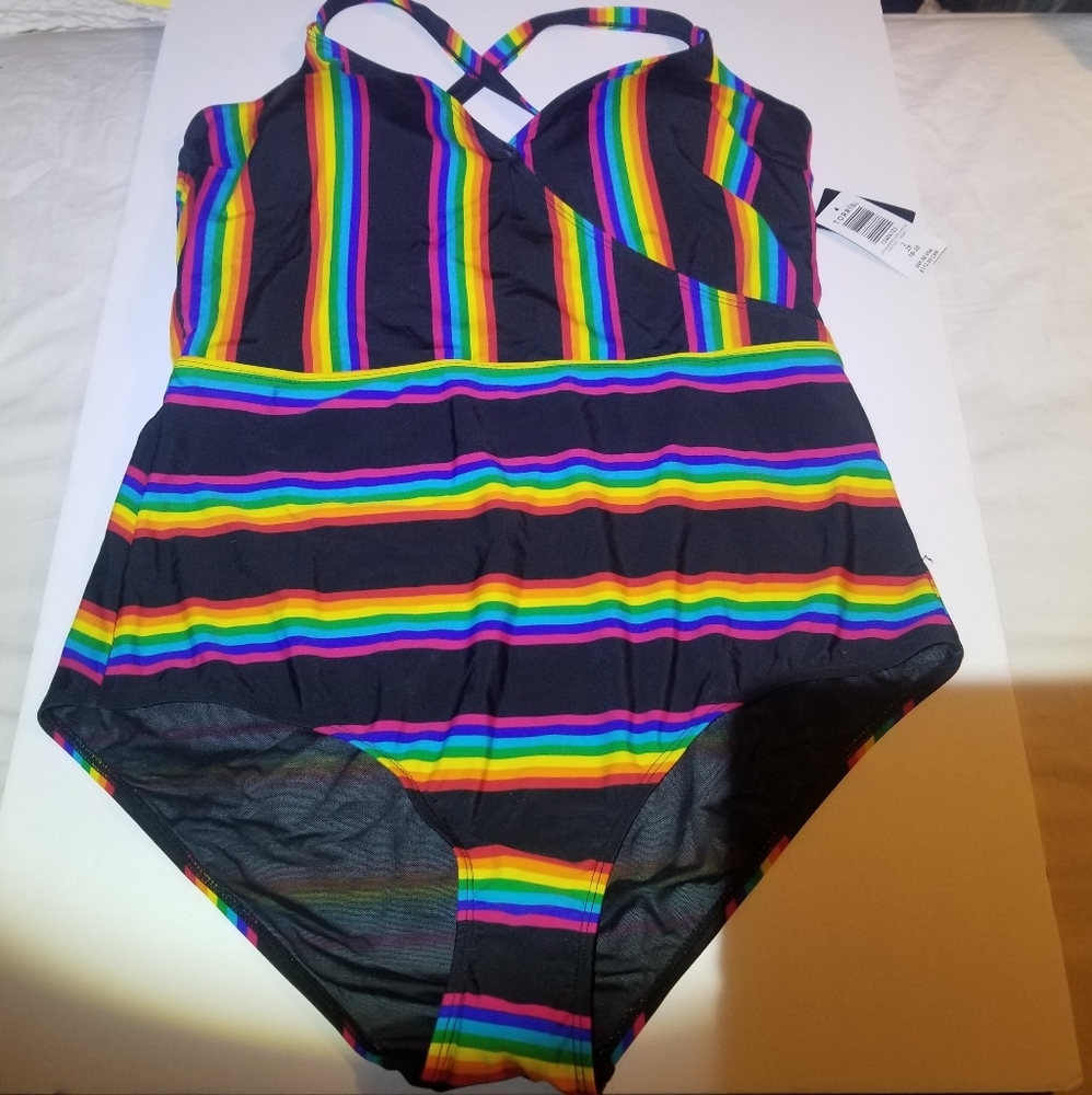 41PC RAINBOW STRIPE SURPLICE